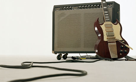 Guitar and amp