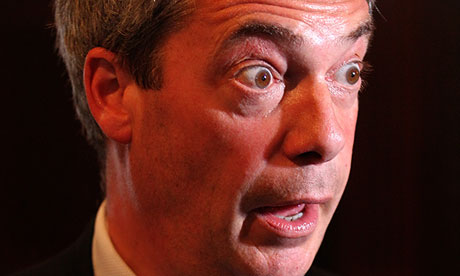 Eye-boggling: even Nigel Farage believes Ukip need to get a grip.