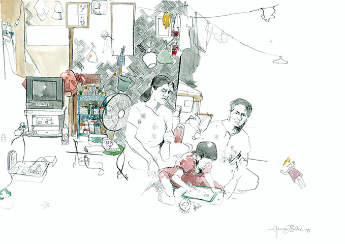 TB in Burma: MSF TB Symposium - George Butler artwork