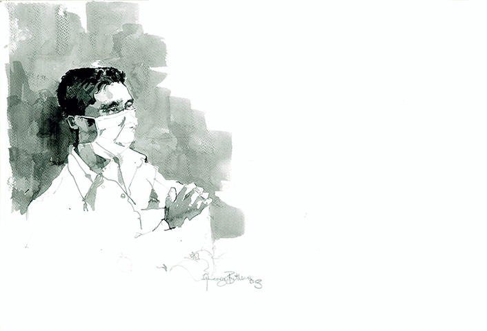 TB in Burma: MSF TB Symposium - George Butler artwork