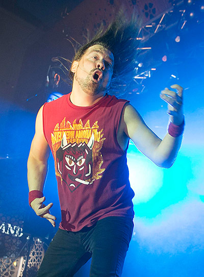 Air Guitar: Eventual winner Eric 'Mean Melin' Melin of the USA 