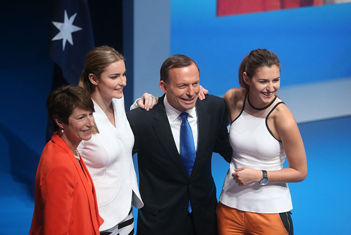 Liberal party launch: Mike bowers photo