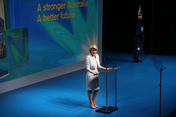 Liberal party launch: Julie Bishop