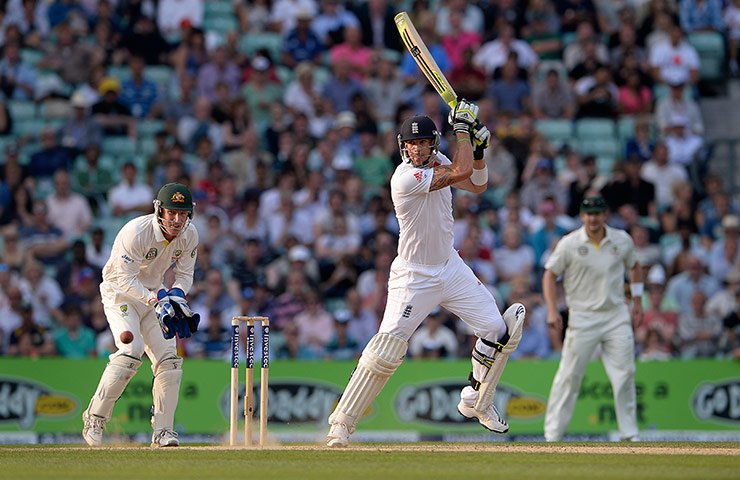 test cricket: 5th ashes test day five