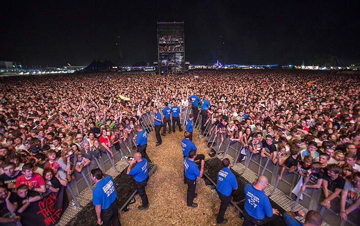 Reading festival: The crowd during Biffy Clyro's performance at Leeds