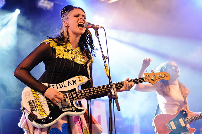 Reading festival: Kate Nash performs on stage on Friday at Reading festival 2013