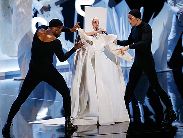 VMA awards: Lady Gaga dressed as a nun onstage