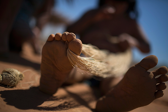 Waura Indian ritual : Waura Indian quarup ritual in pictures