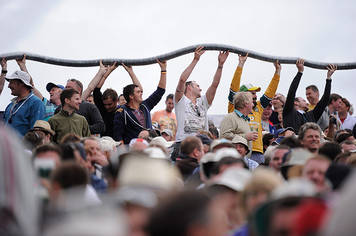 sport: 4th ashes test day two