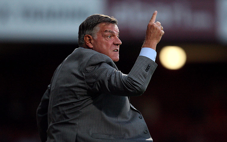 West Ham United manager Sam Allardyce 