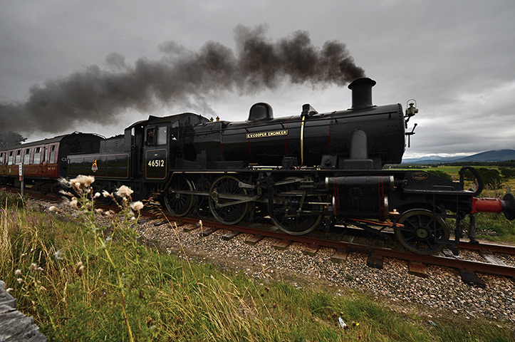 Highland Mainline: A 1952 British Rail Ivatt number 46512 