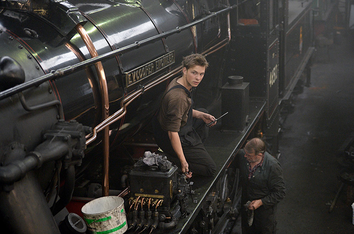 Highland Mainline: The train is prepared in the engine shed at Strathspey Steam Railway