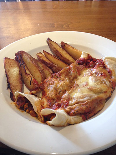 Highlight of your run: enchiladas in bowl