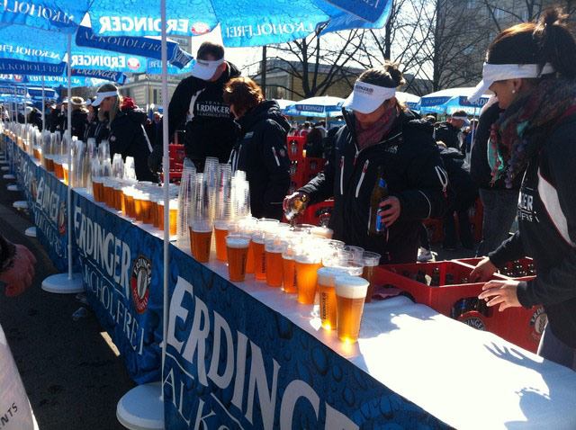 Highlight of your run: beer berlin half marathon