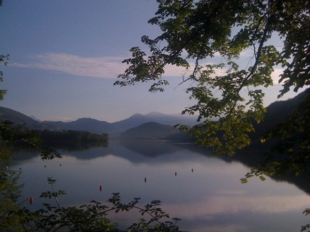 Highlight of your run: lake lugano switzerland