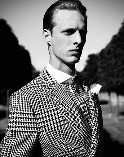 Check suits: Tommy Hilfiger