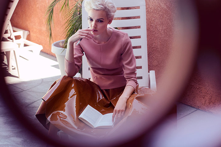 Fashion: Reiss top and topshop skirt