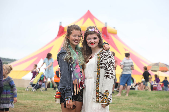 Camp Bestival: Mollie Lockwood and Georgie Shearing