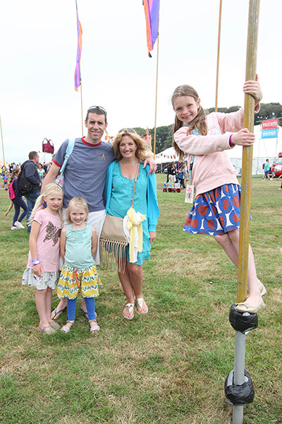 Camp Bestival: The Kershaw family