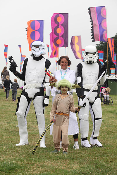 Camp Bestival: The Star Wars family from Blackpool