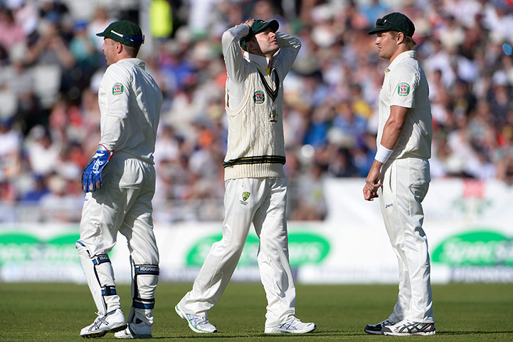 Tom 3rd test day 3: Despair for Michael Clarke in the field