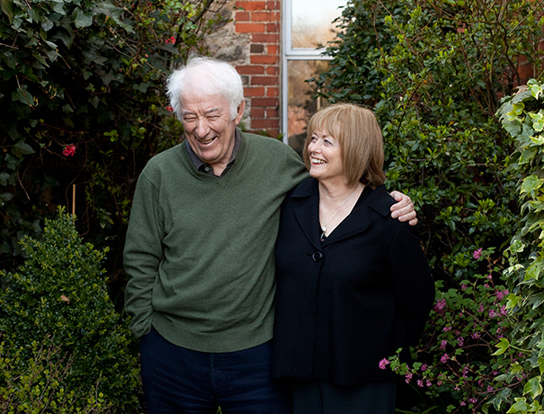 Seamus Heaney: Seamus Heaney, with his wife Marie Devlin, at their home in Dublin.