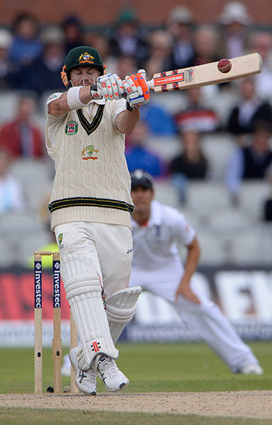 Ashes day four: Warner caught