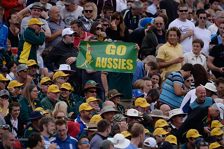 Ashes day four: Australia banner