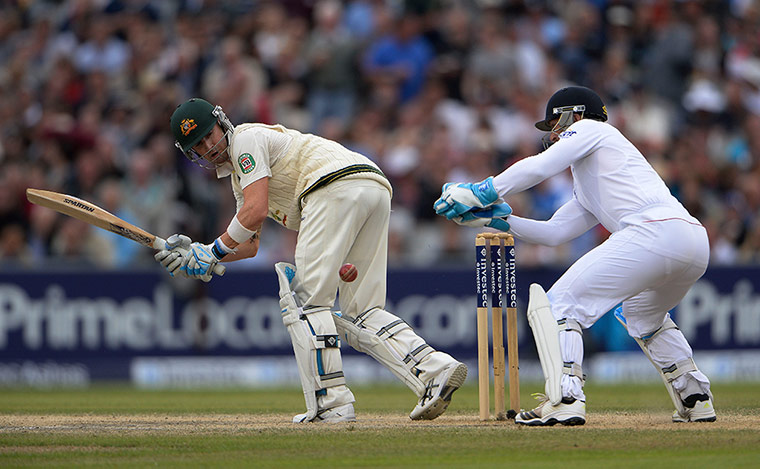 Ashes day four: Clarke off Swann