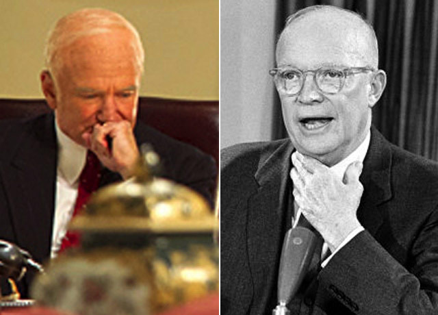 The Butler presidents: Robin Williams as Eisenhower