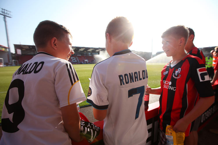 AFC Bournemouth v Real Madrid. 21/07/2013. Photo by Jonny Weeks for The Guardian.