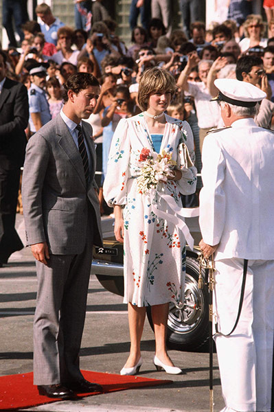 Gibraltar history: Prince Charles and Diana, Princess of Wales on their honeymoon in Gibraltar