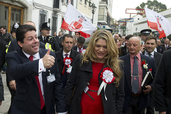 Gibraltar history: Gibraltar Socialist Labour Party leader Fabian Picardo