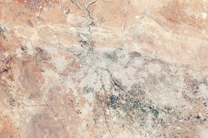 Satelitte Eye on Earth: Damascus, Syria