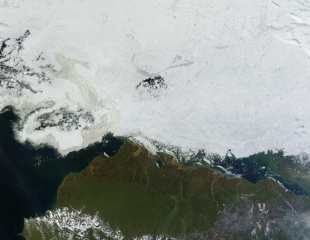 Satelitte Eye on Earth: North Slope of Alaska