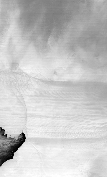 Satelitte Eye on Earth: New Ice Island at Pine Island Glacier