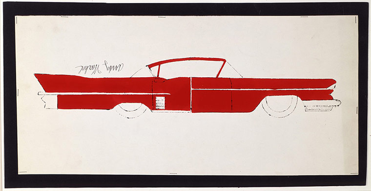 Andy Warhol: Car, 1950s