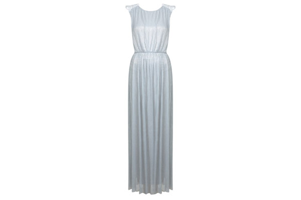 Eid clothes: Eid dresses - grecian silver maxi dress Miss Selfridge