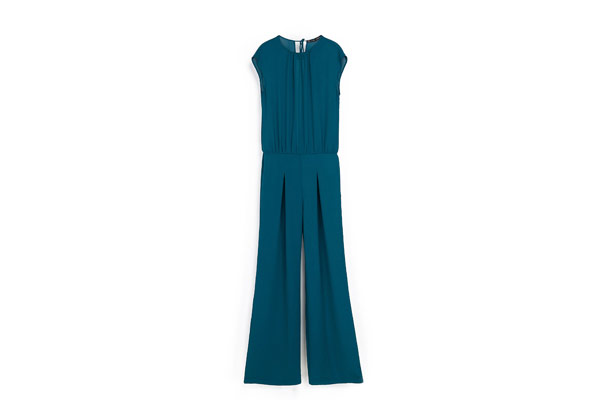 Eid clothes: Eid clothes teal jumpsuit by Zara