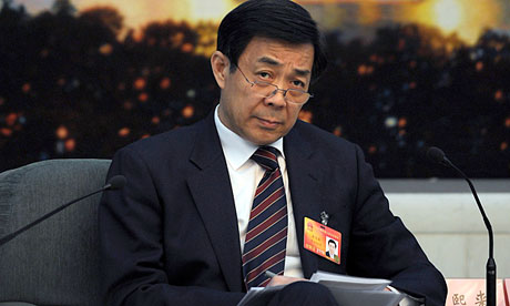 Bo Xilai in a file photo from 6 March 2010