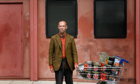 Food bank client Arthur Wood 