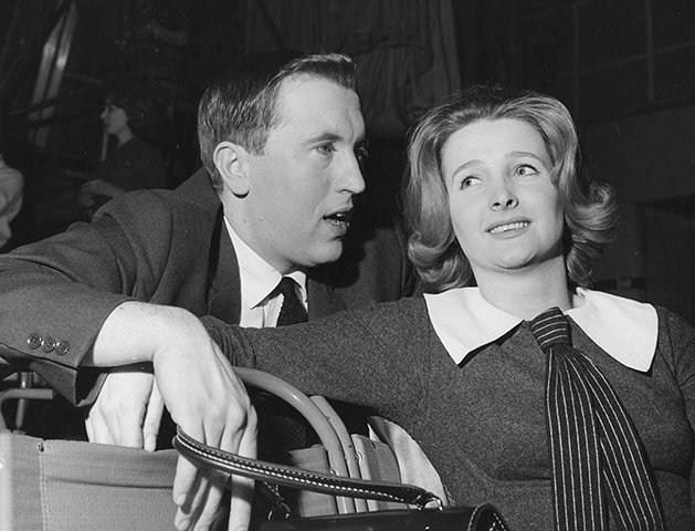 Sir David Frost: David Frost and Millicent Martin, stars of That Was The Week That Was in 19