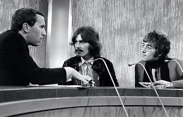 Sir David Frost: John Lennon and George Harrison make a rare television appearance on The Fr