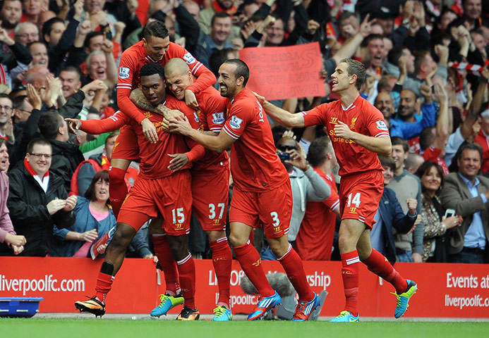 sport: LIVERPOOL V MANCHESTER UNITED, BARCLAYS PREMIER LEAGUE