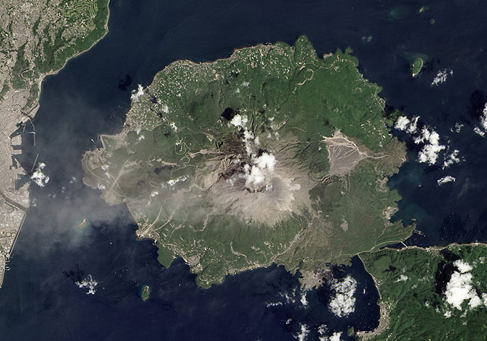 Satellite Eye on Earth: Big Blast at Sakurajima Volcano, Japan