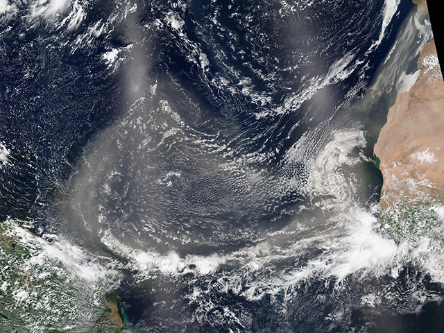 Satellite Eye on Earth: Tracking Dust Across the Atlantic