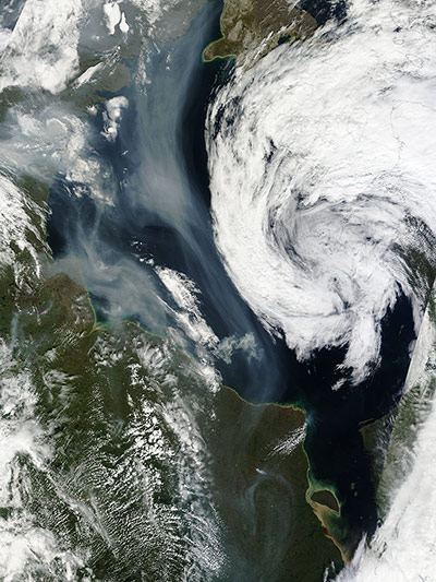 Satellite Eye on Earth: At the Intersection of Clouds and Smoke