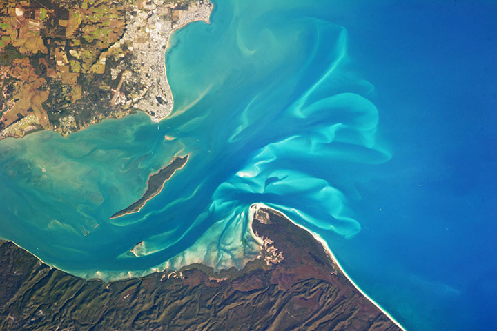 Satellite Eye on Earth: Hervey Bay, Queensland, Australia