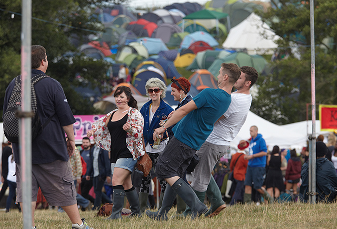 Bestival: Views around the festival site on day two of Bestival