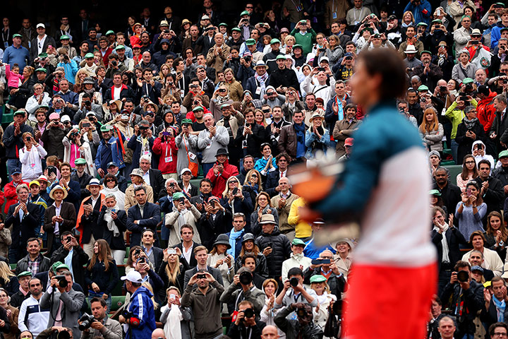 Nadal's trophies: 24 French Open - Day Fifteen